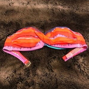 Victoria's Secret push-up bandeau swimsuit top